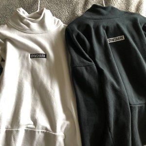 🖤🦈TWO Gymshark hoodies size large🦈🖤